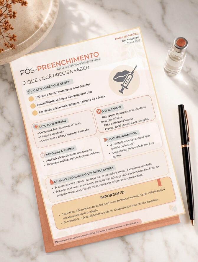 Pós-Preenchimento Pós-Preenchimento